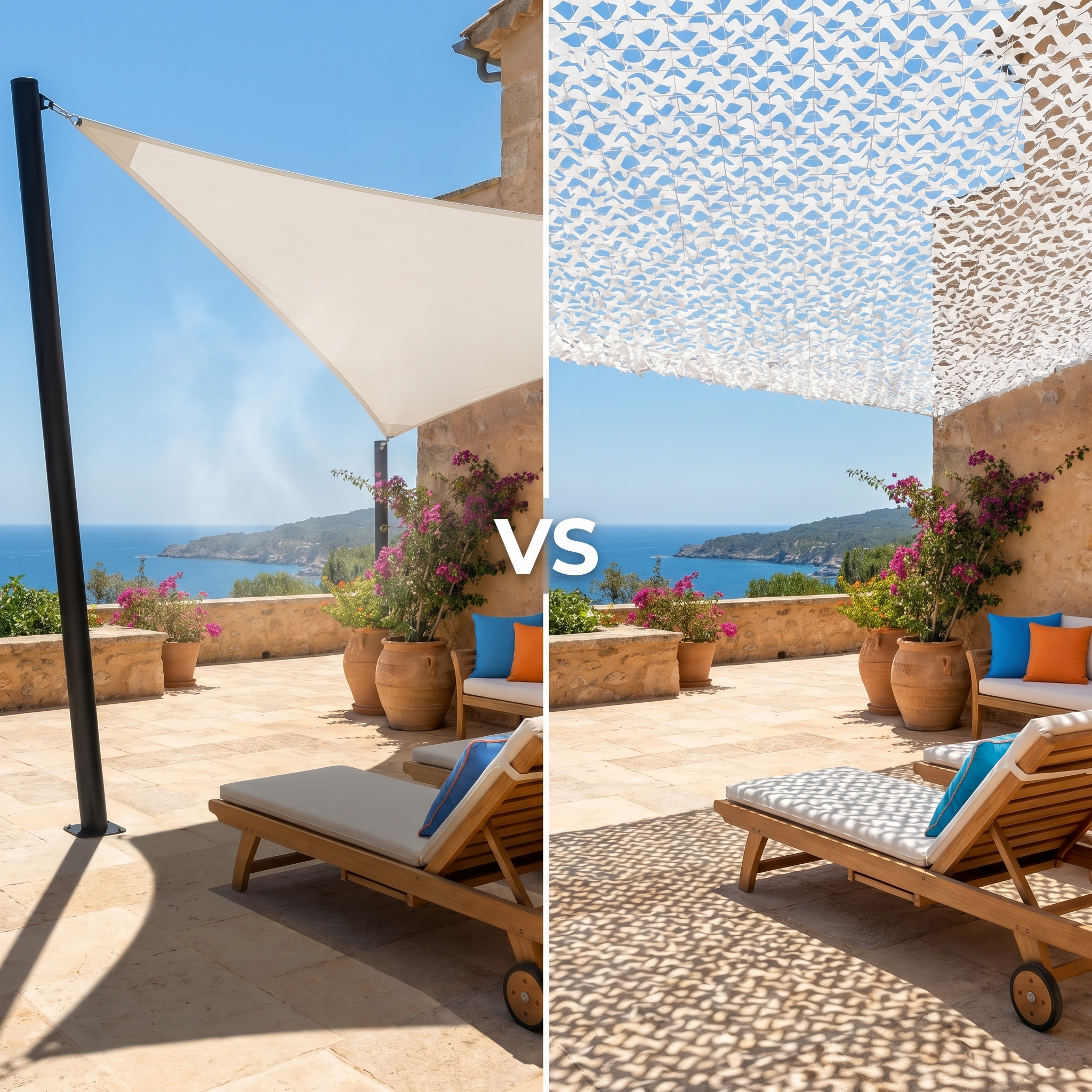 Shade Sail vs Shade Net: Which One Actually Cools Your Patio?