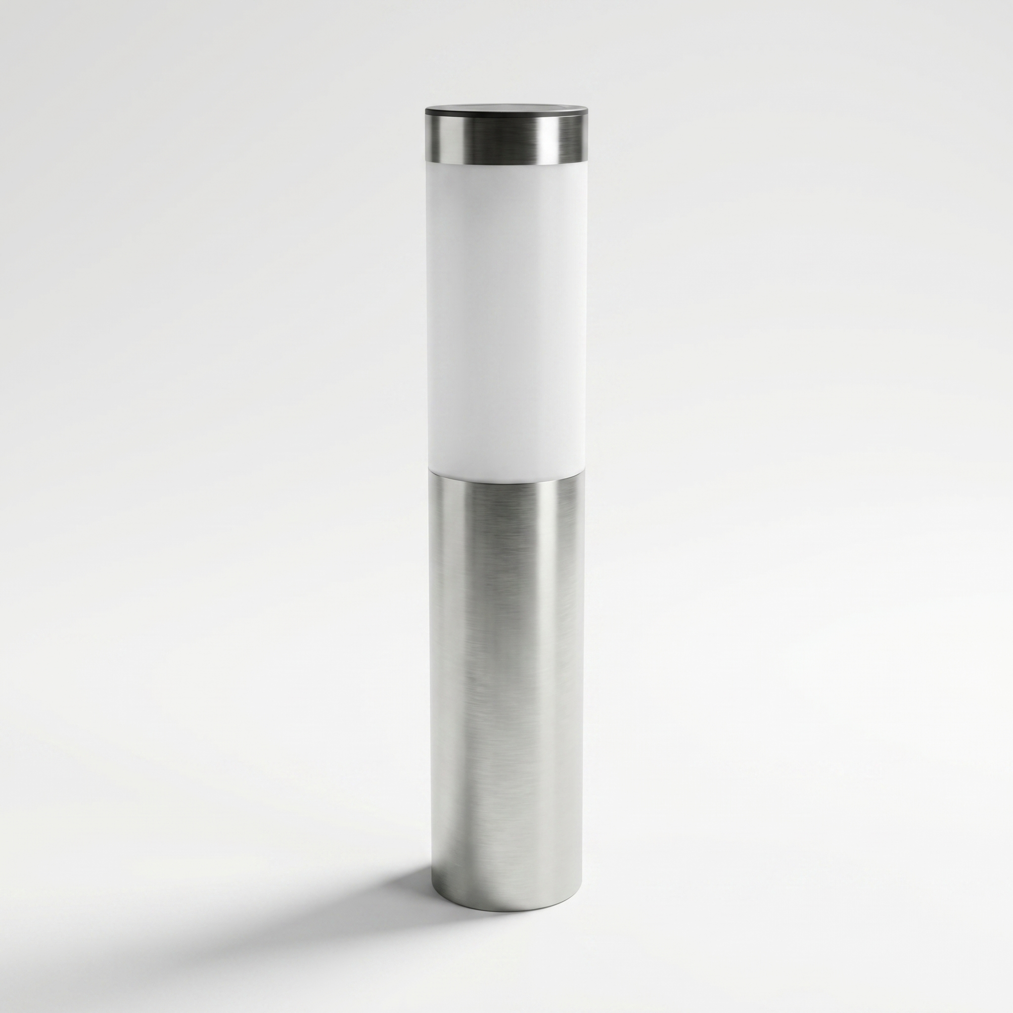 Solar Pillar Lamp for Garden & Patio - Wireless LED, No Wiring