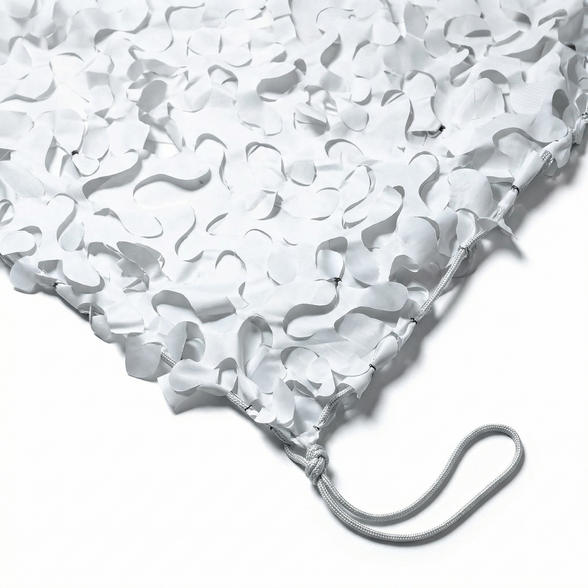 White Triangle Shade Net for Patio & Balcony - 3-Point Mount