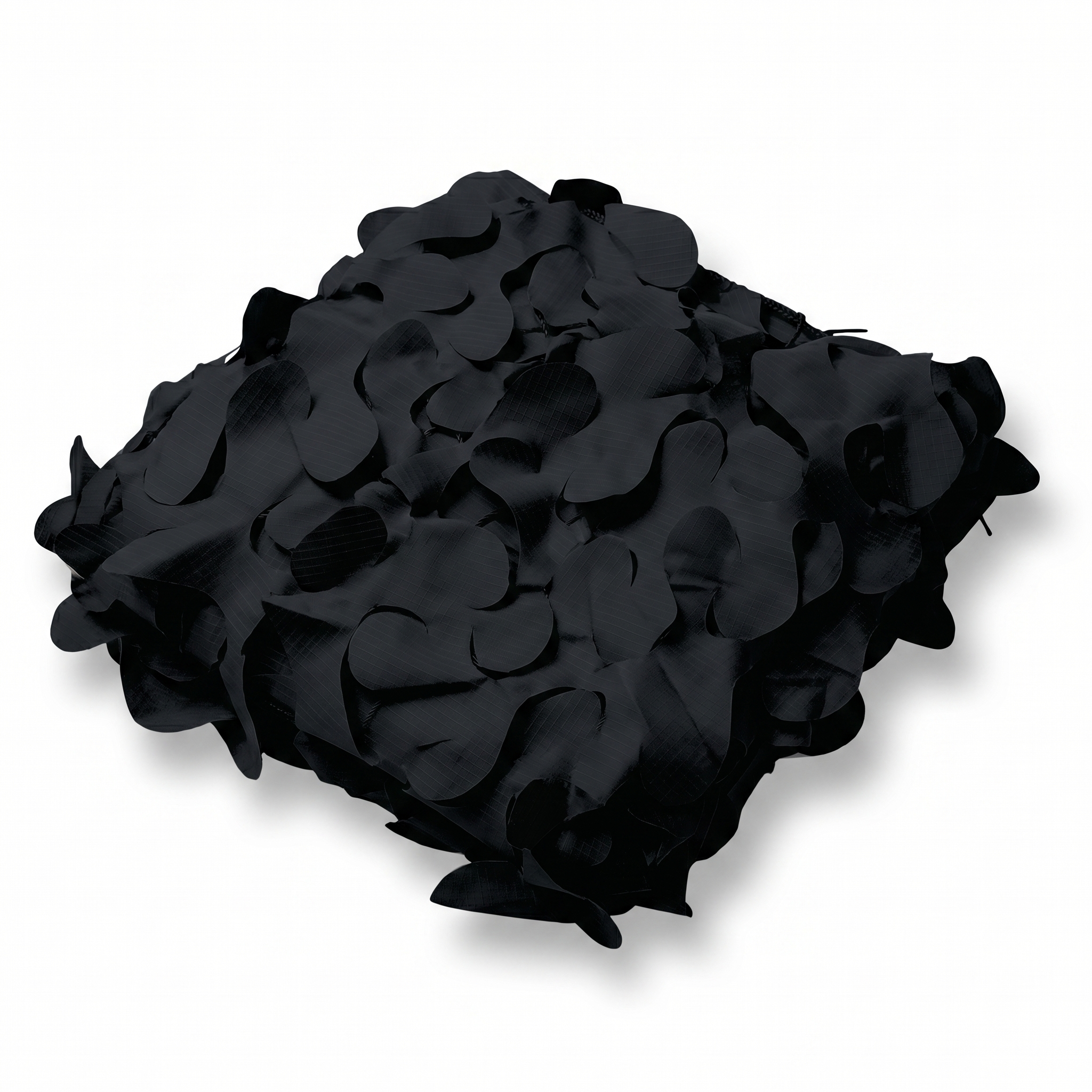 Jet Black Triangle Shade Net for Modern Patio - 3-Point Design