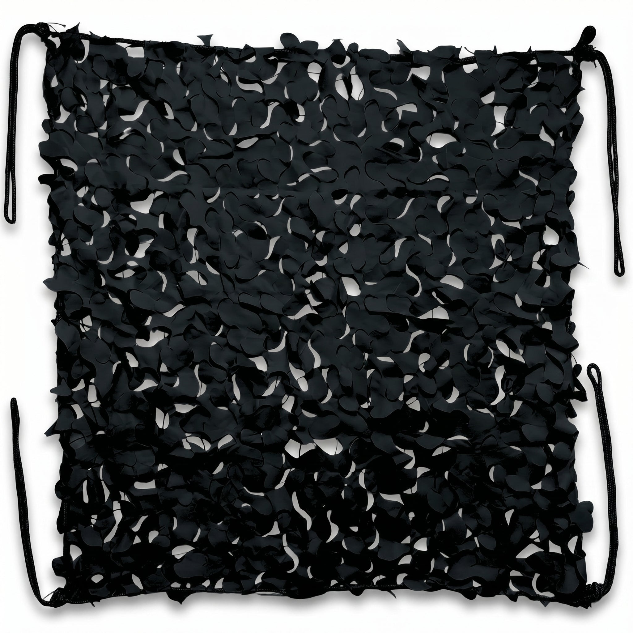 TheFrenchNets mesh curtain panel anchored at the top edge with grommets.