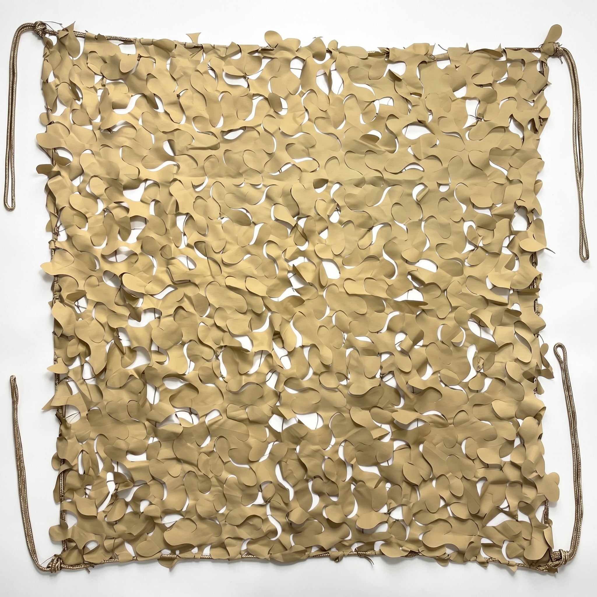 TheFrenchNets mesh curtain panel showing partial transparency in afternoon sun.